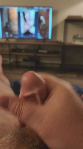 cock cum cumshot jerk off male masturbation masturbating penis tribute gif