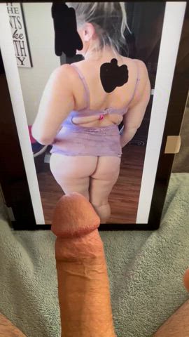 ass booty cock jerk off lingerie tribute gif