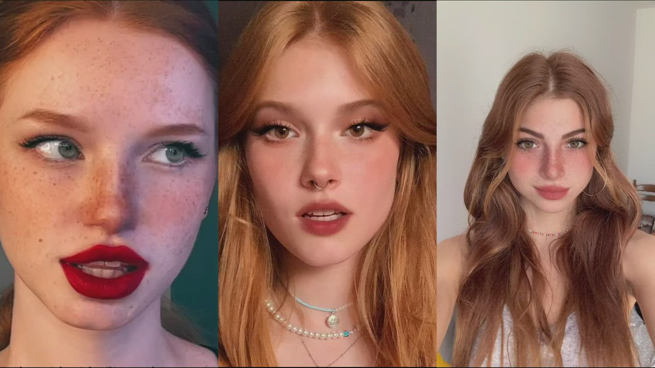 BBC BabeCock Redhead Split Screen Porn gif
