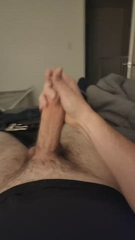 big dick cumshot jerk off masturbating gif