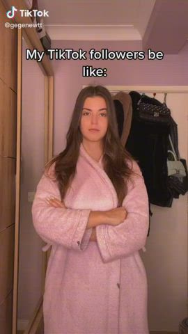 amateur big ass big tits cleavage dress homemade jiggling tiktok gif