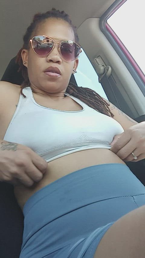 babe big tits busty glasses huge tits milf natural tits public titty drop gif