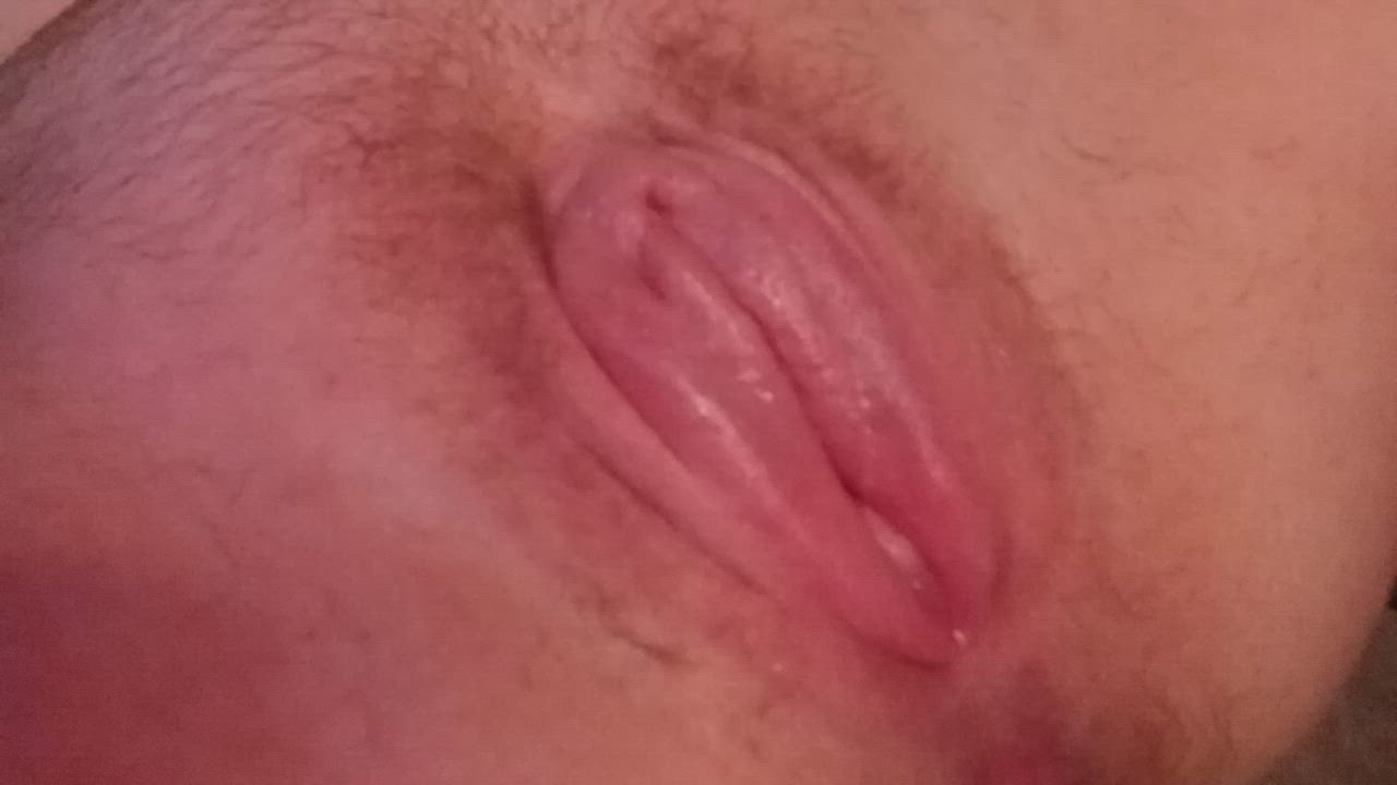 Pumped cunt peeing