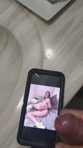cum masturbating tribute gif