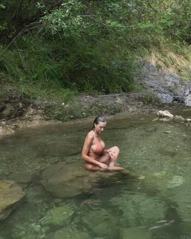 boobs model tits gif