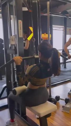 desi gym tits gif