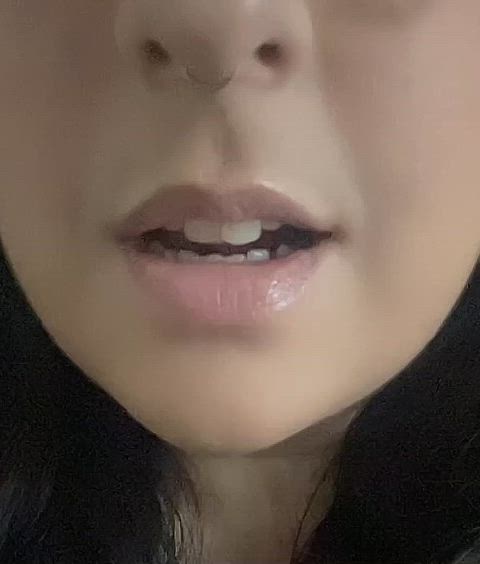 findom lips lipstick fetish gif