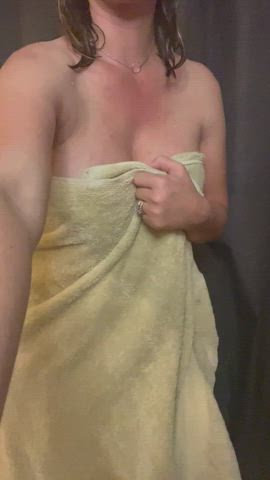 Real school teacher just out of the shower (sound on)