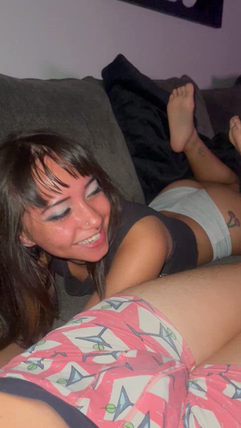amateur dancing petite pigtails legal-teens tik-tok gif