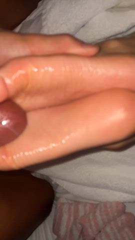 Use my feet as a Cum Bucket
