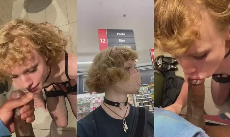 bbc cumshot exhibitionist trans gif