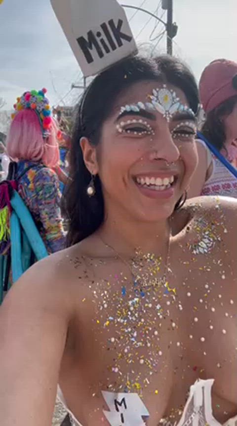 I went as Milk for Mardi Gras 2023!