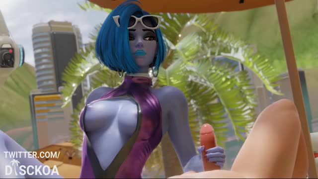 Widowmaker Beach Handjob - Discko