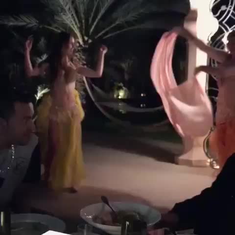 At that moment it was a lucky day when I watched Amanda Cerny bellydance and it was