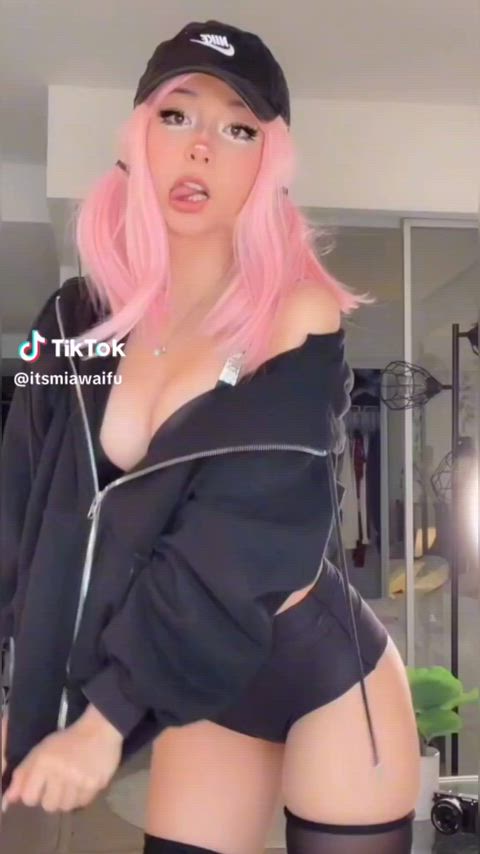 babe big ass cum masturbating pov teen tiktok tits gif