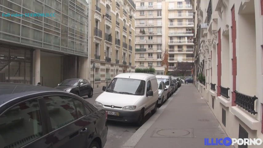 Amateur Blonde French Lingerie gif