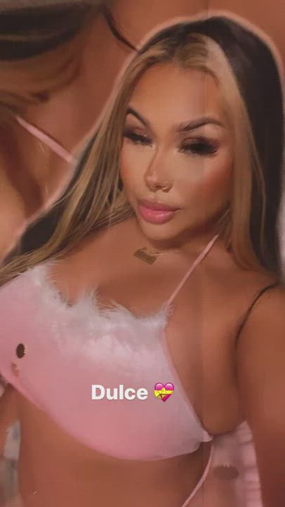 Big Tits Latina Pierced Tattoo Thick gif