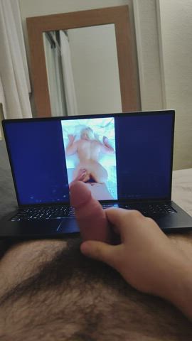 jerk off moaning tribute gif