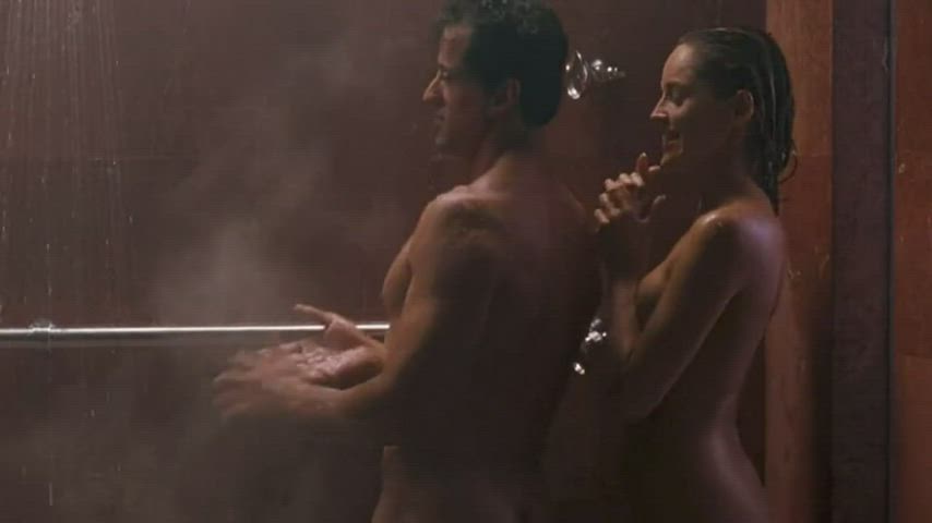 celebrity nipples shower gif