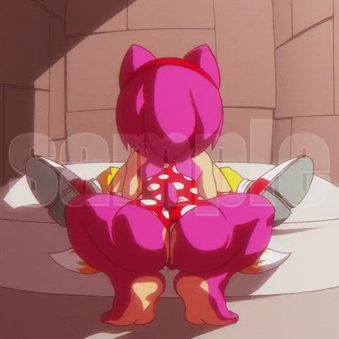 Sonic Amy Rose Draining Tails Balls To Dry Empty Hentai