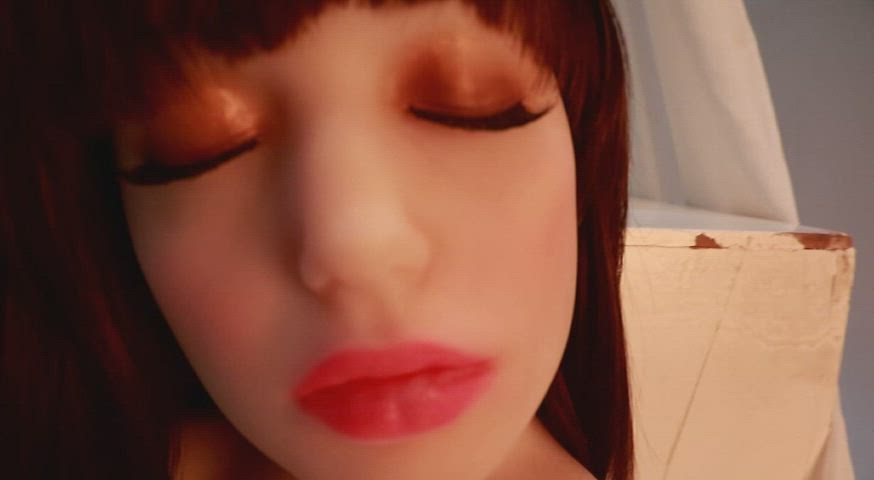 big tits blowjob solo gif
