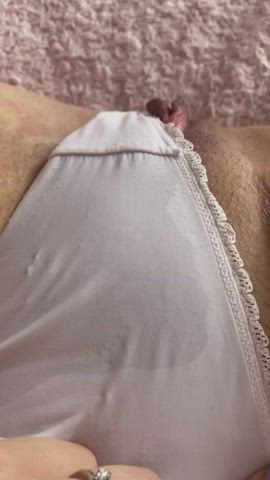 Wet panties and a swollen clit