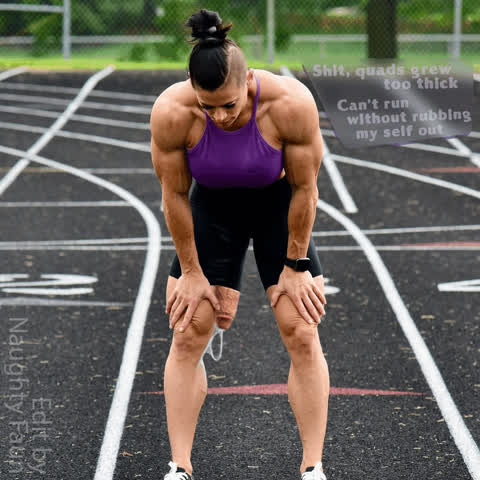 Bodybuilder Caption Cum Futanari gif