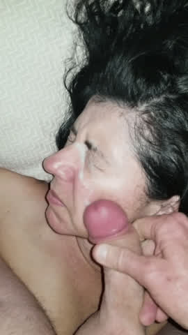 amateur cumshot facial homemade gif