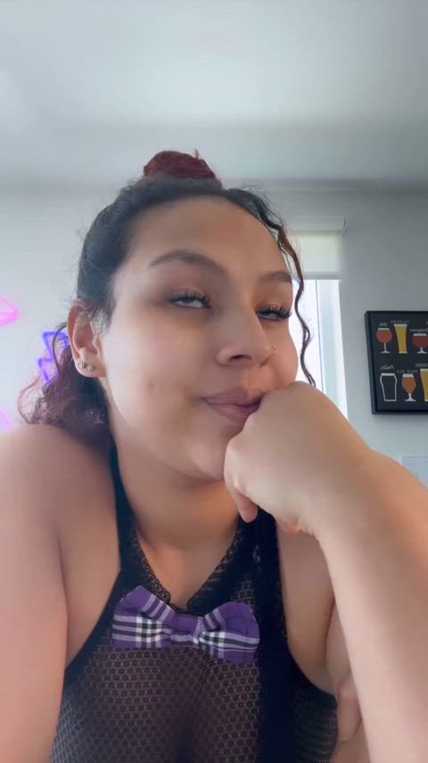 areolas big tits boobs dominican jiggling latina milf gif