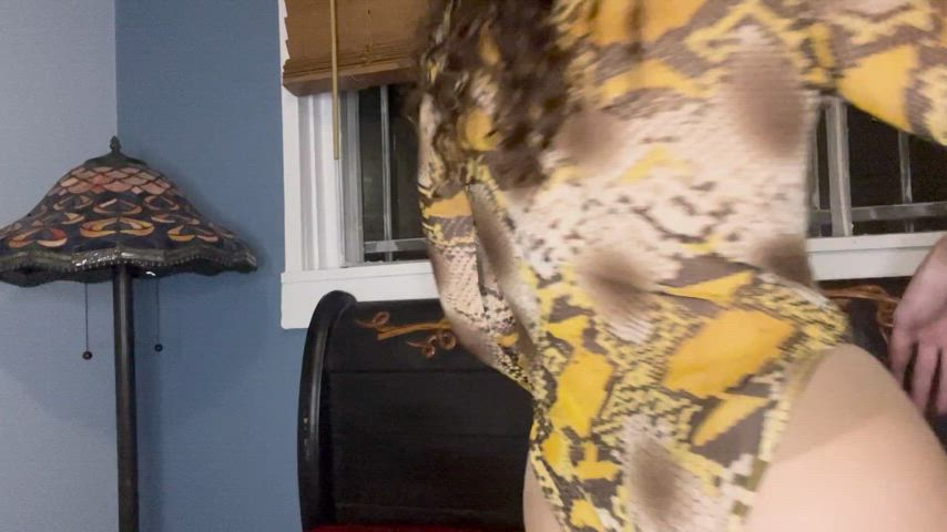 stockings on, ready to be worshipped