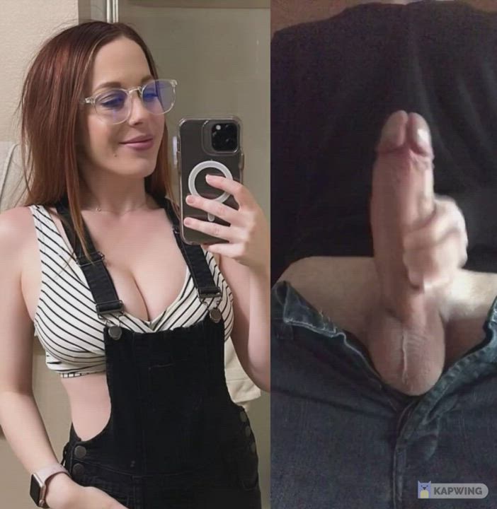 bwc babecock big dick big tits cleavage cum huge tits natural tits gif