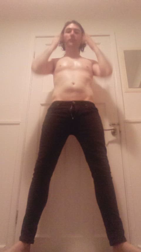 amateur ass emo goth jeans male masturbation strip striptease tease twink gif