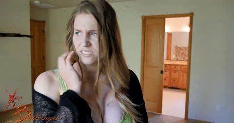 Big Tits Bouncing Tits Cleavage Xev Bellringer gif