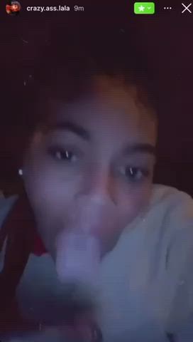 amateur bbc big dick blowjob cumshot deepthroat ebony public gif