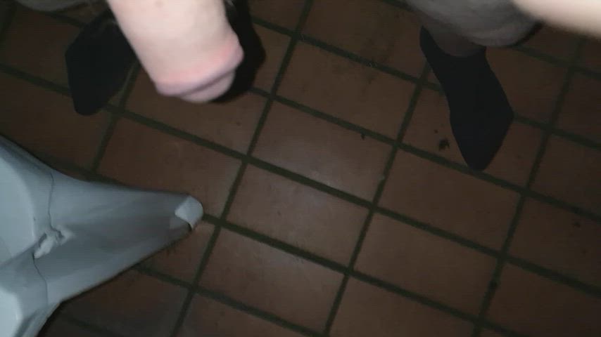 masturbating public small cock small dick gif