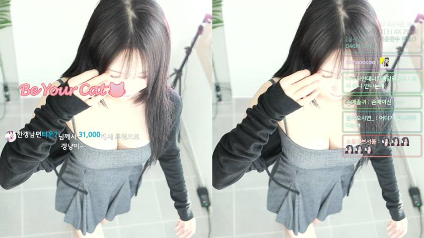 asian big tits dancing korean gif