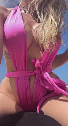 bikini boobs busty gif