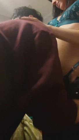 A close view to our foreplay
