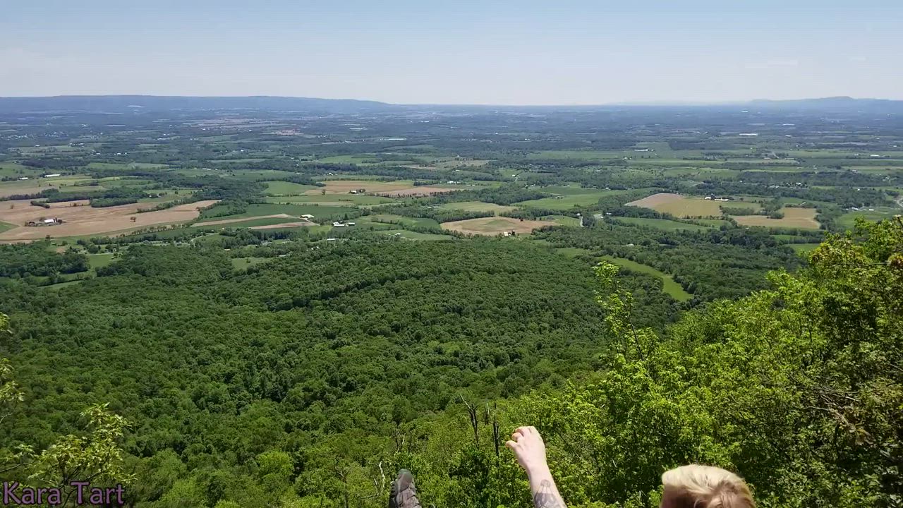 Public Hike Fun &amp; Big Facial - GOT CAUGHT TWICE