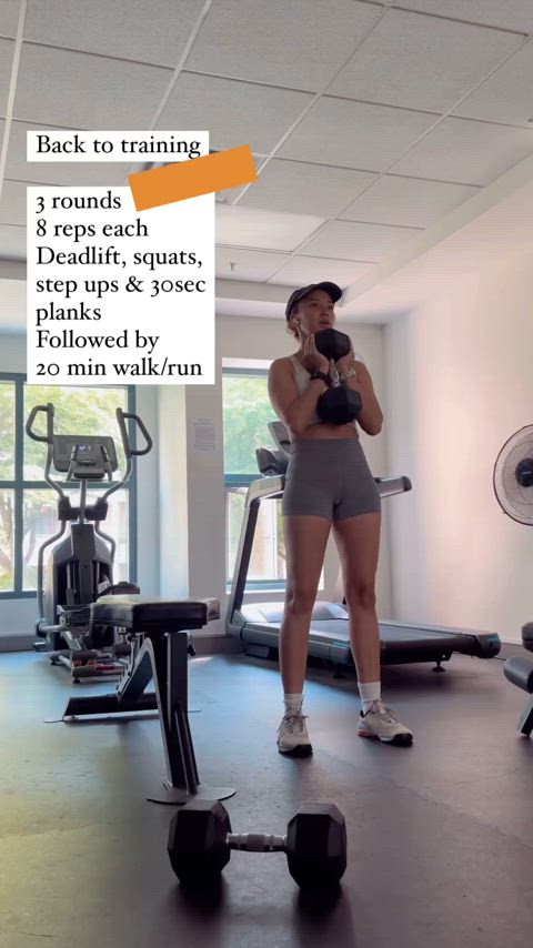 ass big tits training gif