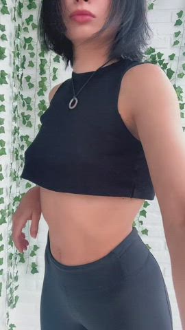 Warming up my holes, spread my rice cakes and cum on them.