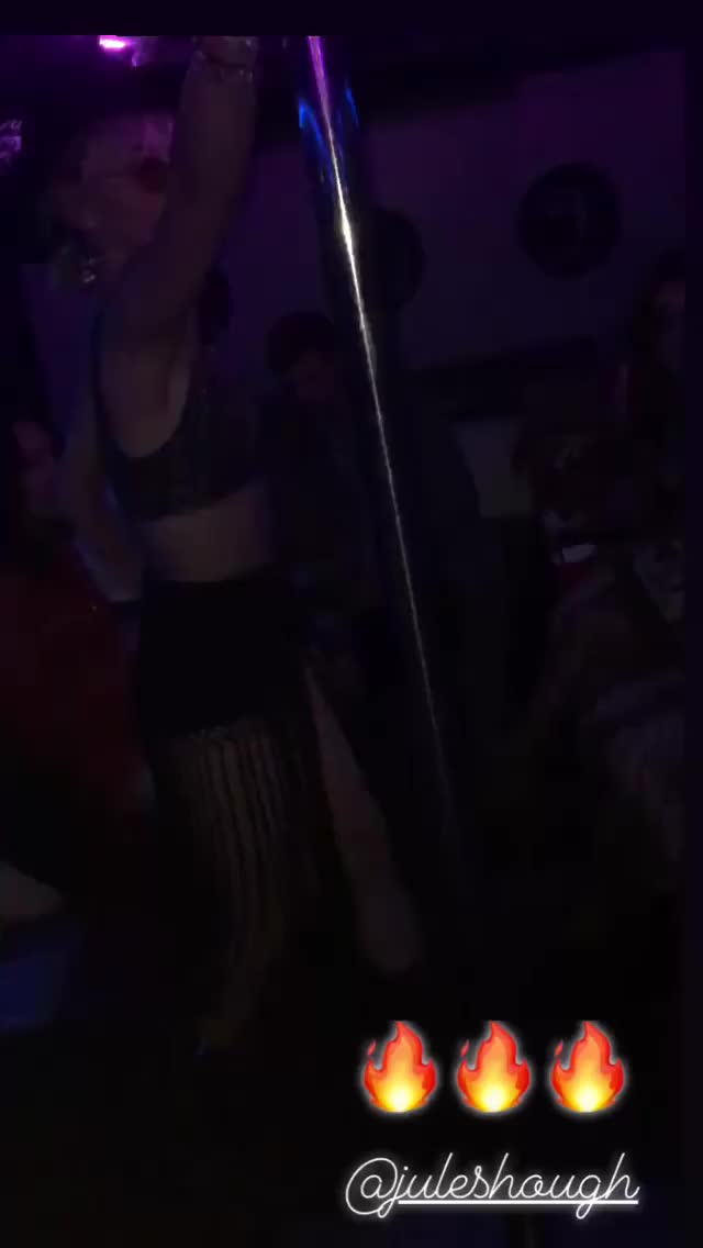 julianne hough - social media - 2019-01 - ninachella pole dancing 1