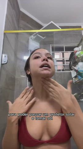bra brazilian brunette gif