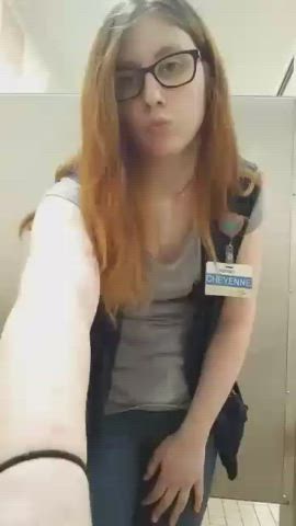 Pawg Stripping White Girl gif