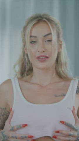 big tits czech striptease tease teen vertical gif