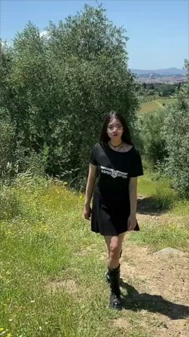 ahegao facial nerd public teen gif