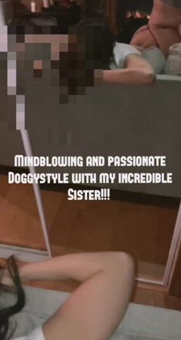 brother couch sex doggystyle hardcore passionate sister taboo gif