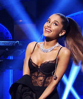 Ariana Grande Skinny Tits gif