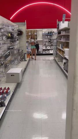 Showing off in Target