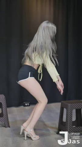 ass korean tease gif